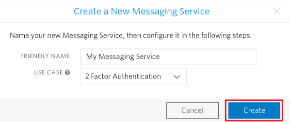 Select 2 Factor Authentication