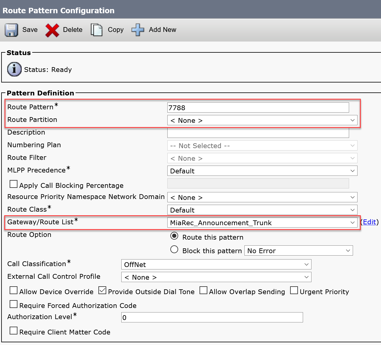 cucm-route-pattern-miarec-documentation