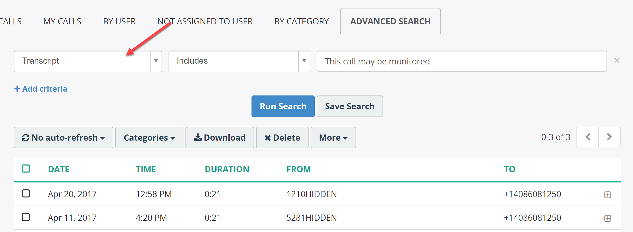 Advanced Search