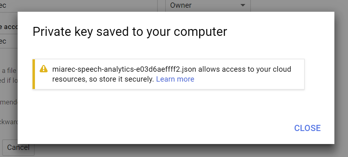 Save JSON file