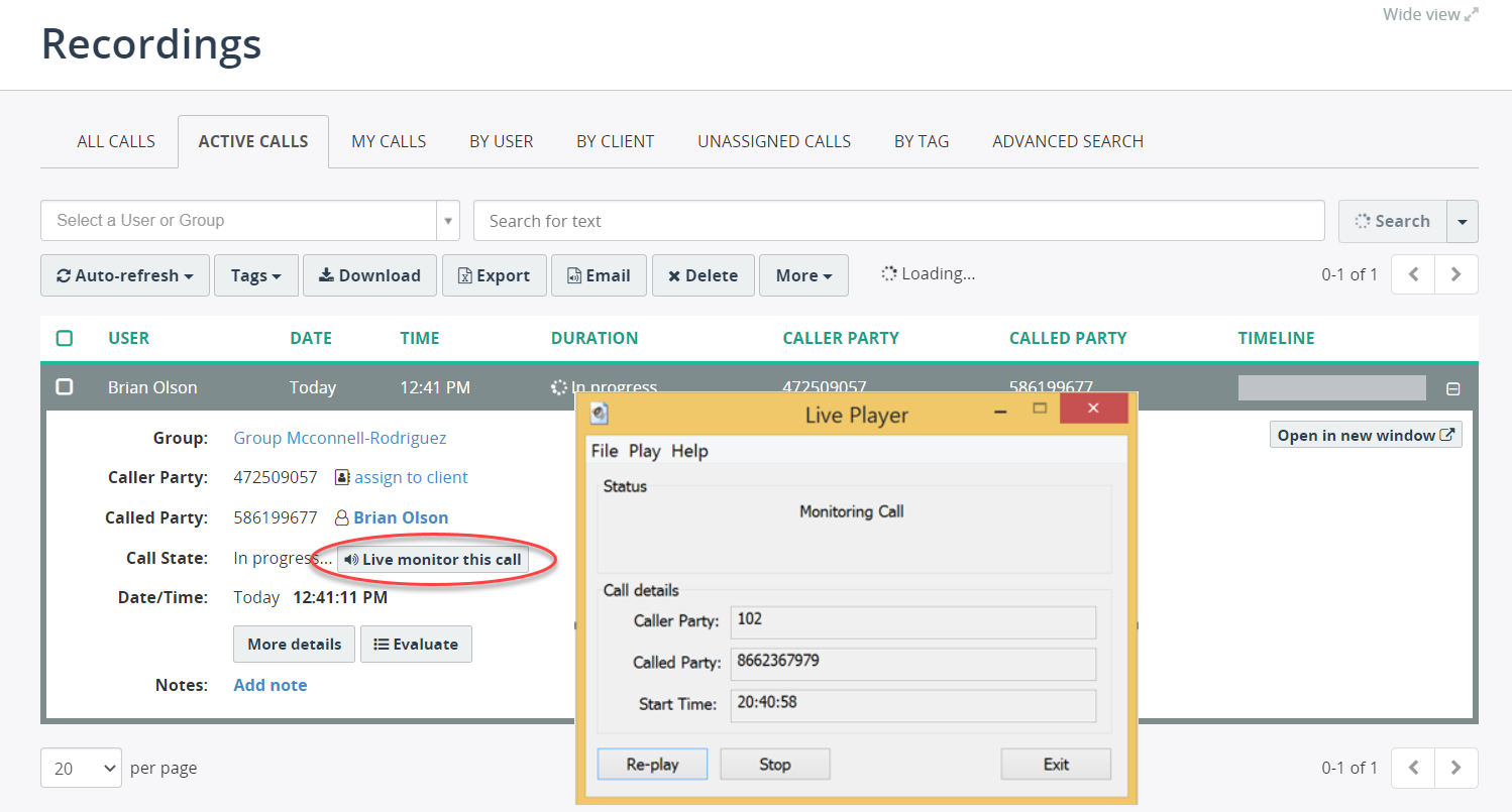 Live Player