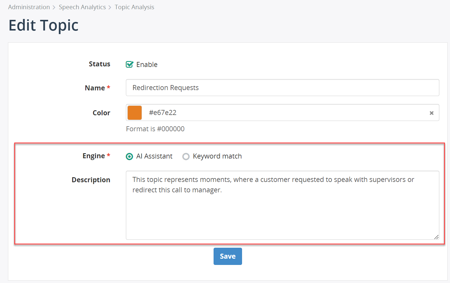 Topic analysis