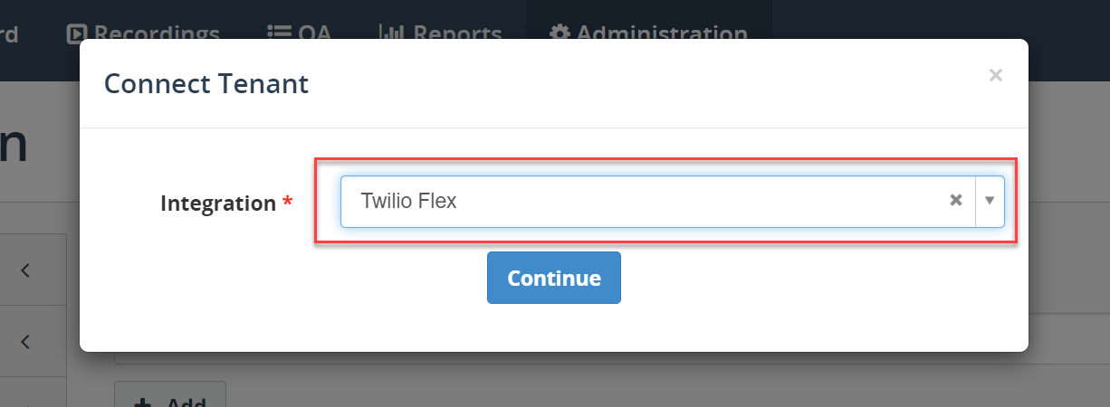 MiaRec - create integration with Twilio Flex