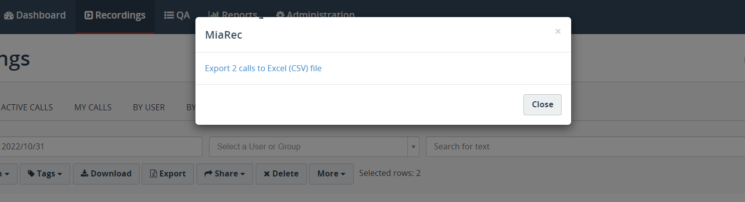 Download CSV File Locally